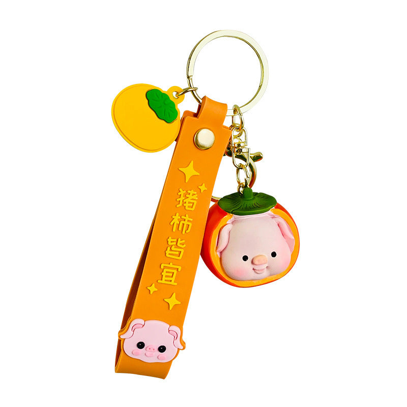 Wholesale Resin Pig Keychain